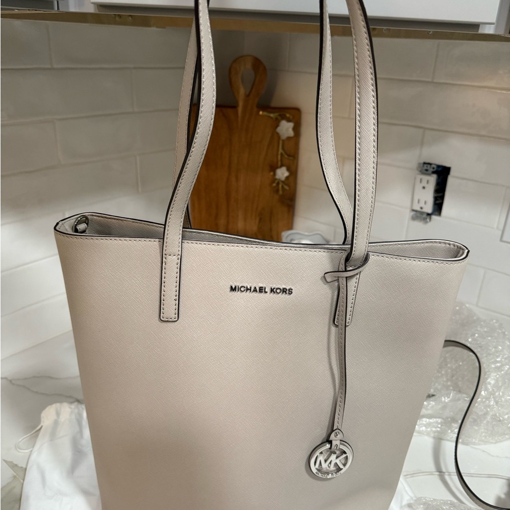 Michael Kors Gray Tote Bag